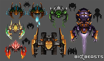 BioBeasts_Free_Mobile_Single_Player_Offline_Arcade_Survival_Sci_Fi_Beasts_Robots_Game_Charfade_beast_concepts